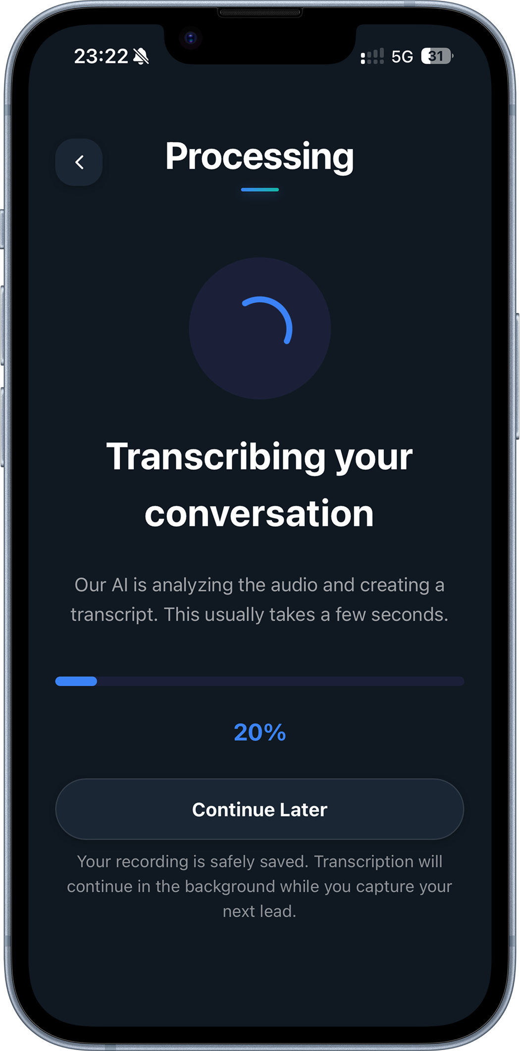 ThreadLoop Record conversation